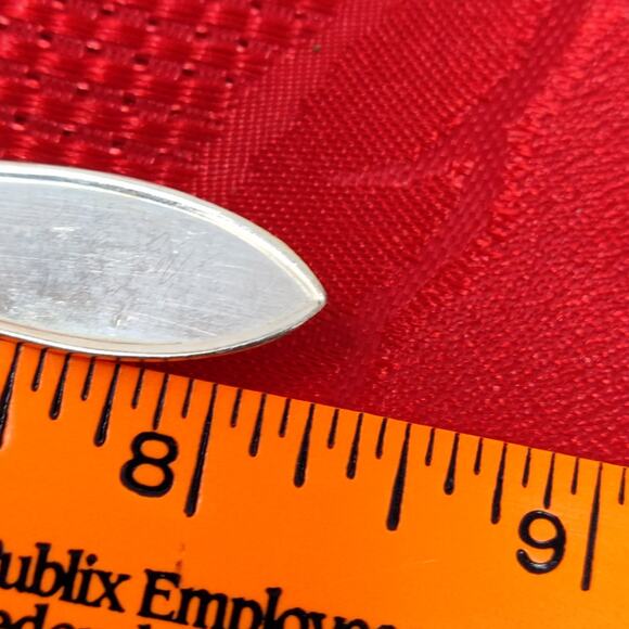 8X LHTSP New England Rosemary SilverPlate Iced Tea Malt Spoons Flatware Delicate - Picture 3 of 14